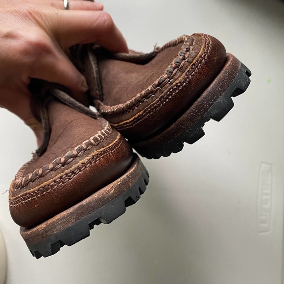 Cole Haan Country Brown Leather Lace Up Boots, Women's Size 8.5 Nr - Picture 13 of 15